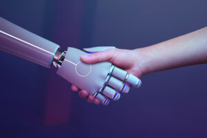 Kunstig intelligens (AI) håndtryk