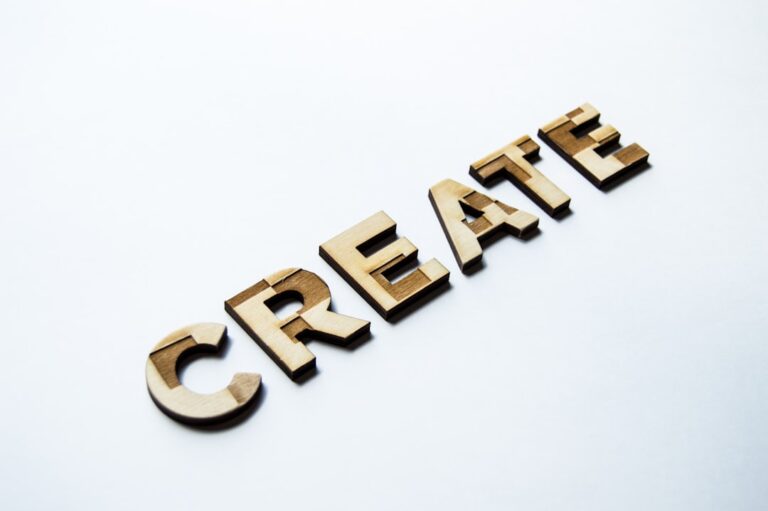Photo Typography, Website design